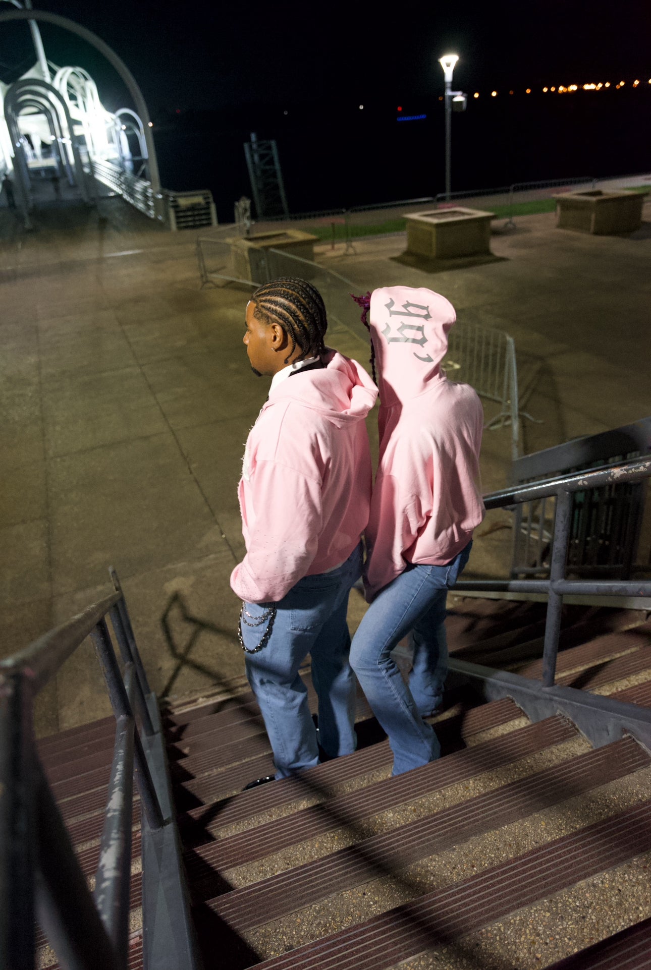 Pink Pulse Zip-Up Hoodie