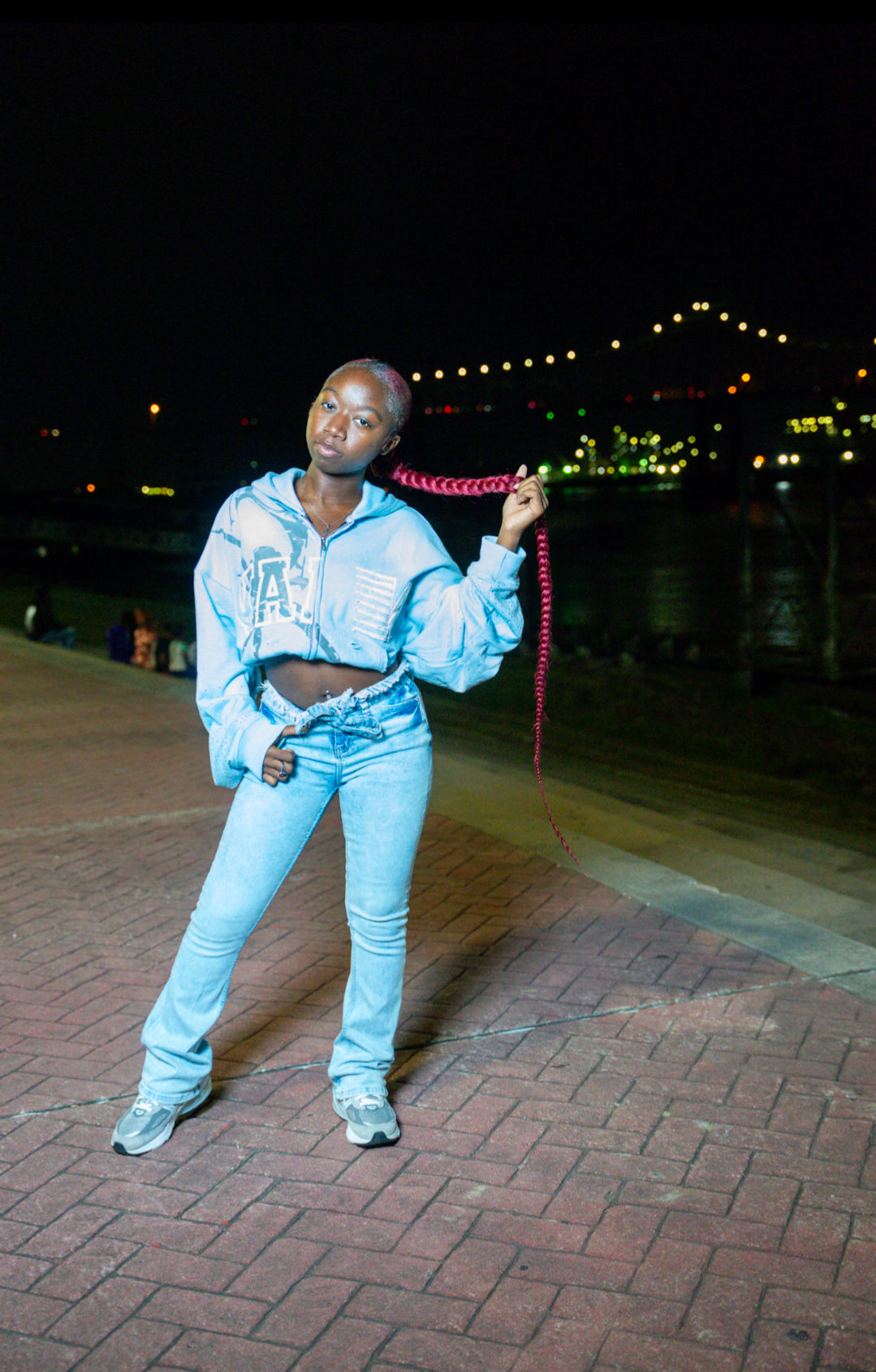 Frost Shadow Zip-Up Hoodie